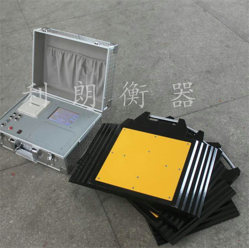 100吨称重仪北京100T四块板汽车称重仪 轴重仪可移动便携式汽车衡