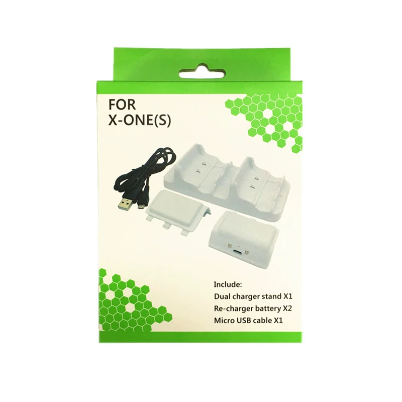 XBOX ONE S xử lý bộ sạc pin kép xboxone pin sạc xử lý bộ sạc kép - XBOX kết hợp