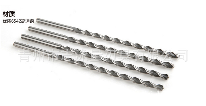 直柄抛物线钻头2.5*120mm 深孔麻花钻 直柄加长钻 M2材质 硬度高