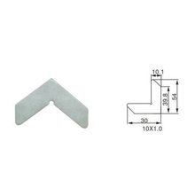 低价现货供应铝门窗固定片 固定铁片断桥铝门窗不锈钢组角片插片