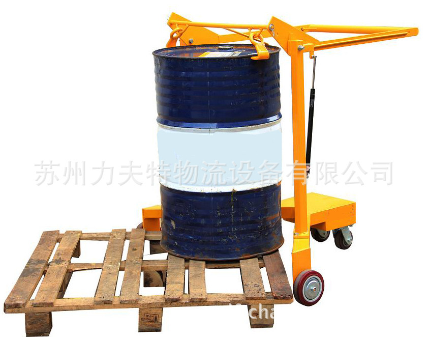 供应江苏手推油桶搬运车 山东机械式直角油桶车 进托盘油桶车-阿里巴巴