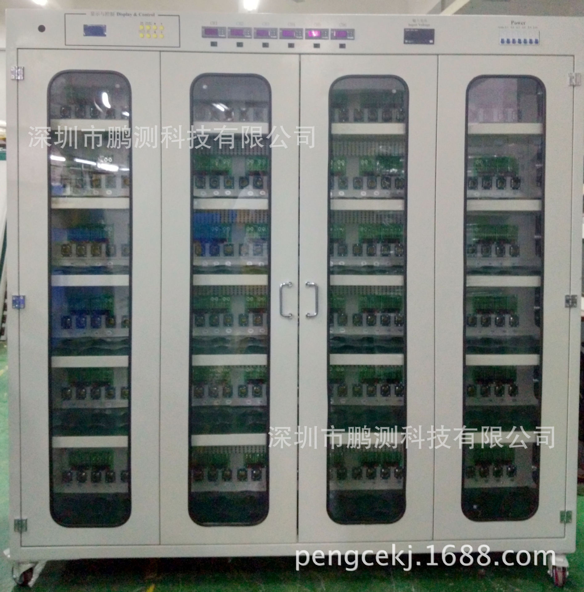 厂家直销192位100W温控型车充＋旅充充电器老化车老化架 带监控