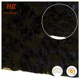 厂家现货秋冬新款韩国绒绣花布电脑绣花服装绣花面料批发