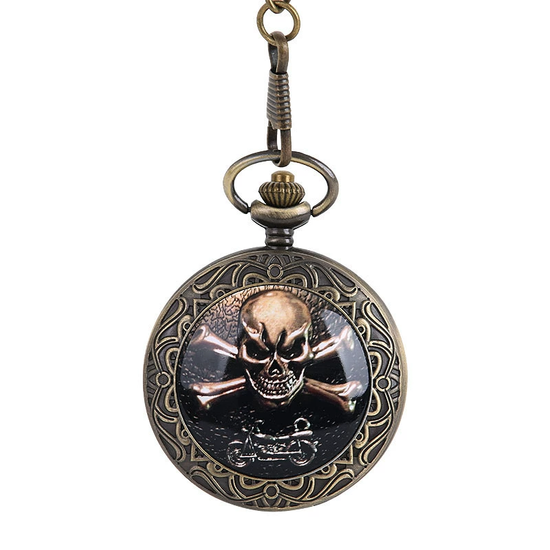 Классическая керамическая лапша с крупной цепочкой Demon Knights Skull Ghost Watch Factory, оптовая продажа Ghost Top Pentopo 9085