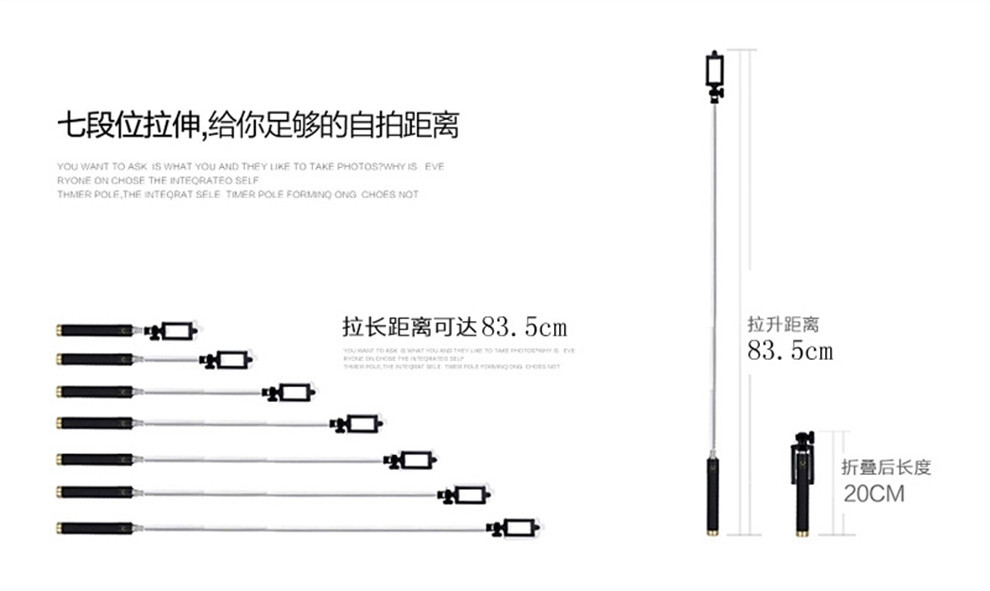 Perche selfie en Alliage d aluminium - Ref 3386570 Image 23