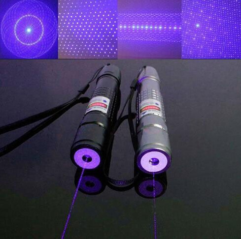 Qiying 200Mw Laser Flashlight Blue Purple Laser Flashlight Green Blue Laser Pointer Three-Color Shell Laser