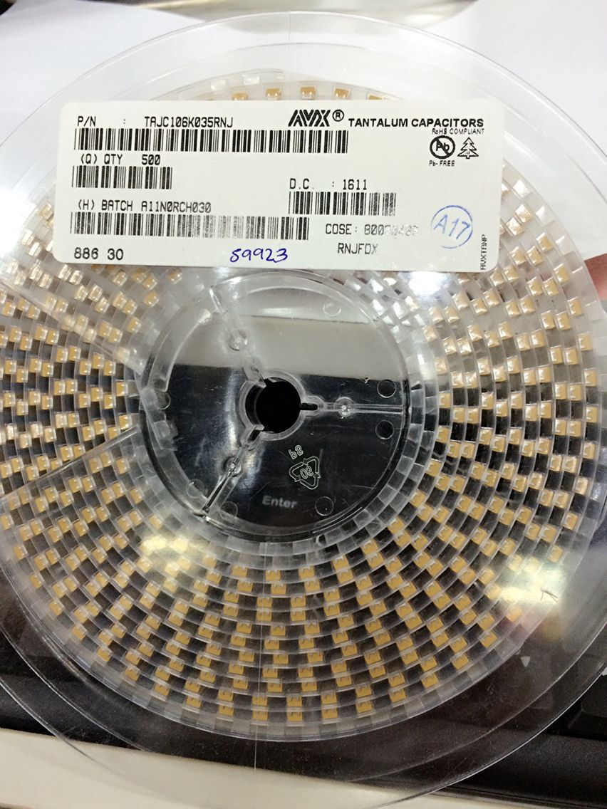 TAJC106K035RNJ  全新现货 贴片钽电容钽电容器