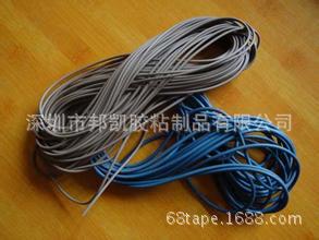 1.5mm玻璃镀银导电橡胶条 导电硅胶实心条 屏蔽材料防震