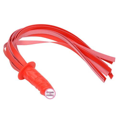 Simulated dildo whip, female masturbation whip, erotic health care products wholesale, back yard silicone whip