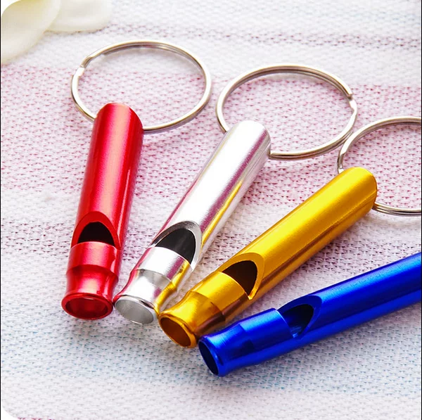 Wholesale Direct sales aluminum alloy whistle life-saving whistle survival whistle metal whistle aluminum alloy whistle wholesale