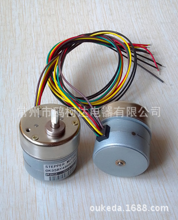 35MM减速步进电机/35BYG永磁式步进电机 12V减速电机 减速比1:120