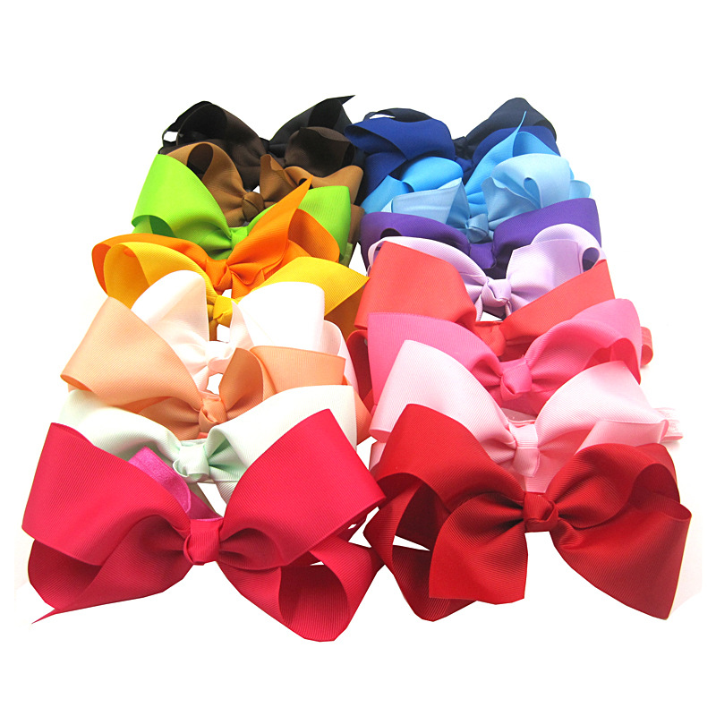 Cute Solid Color Flower Cloth Hair Band display picture 3