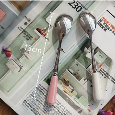 New Pearlescent Spoon Cups Accessories Spoon stirring spoon Spoon Mug Milk spoon