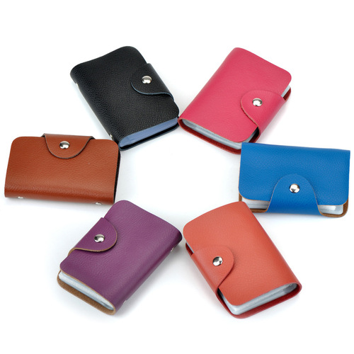 Genuine leather card holder card holder multi-card slot card holder business card holder women's wholesale men's card holder cowhide