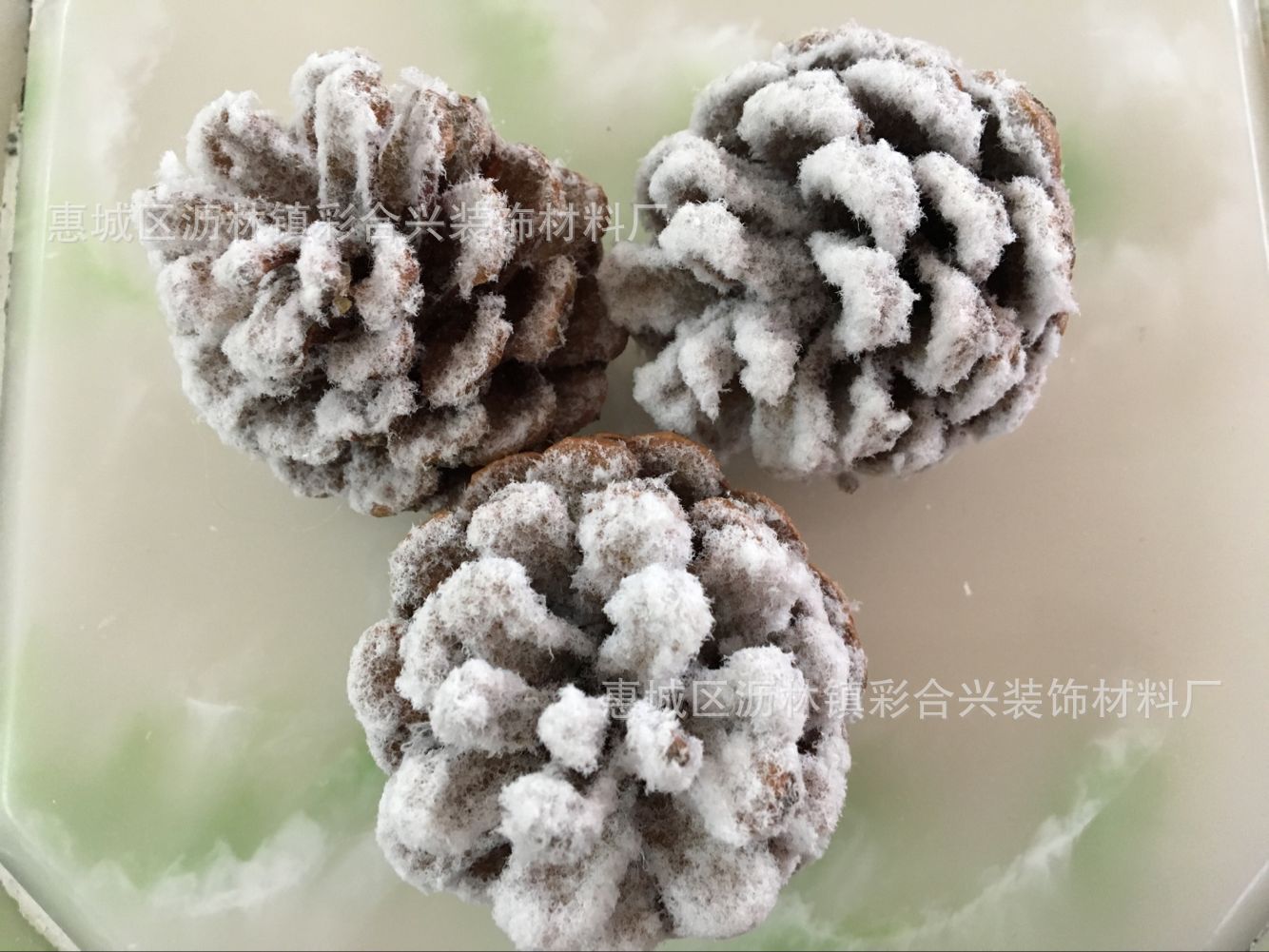 3391雪白雪绒粉 松果儿红果儿等工艺品雪效果装饰