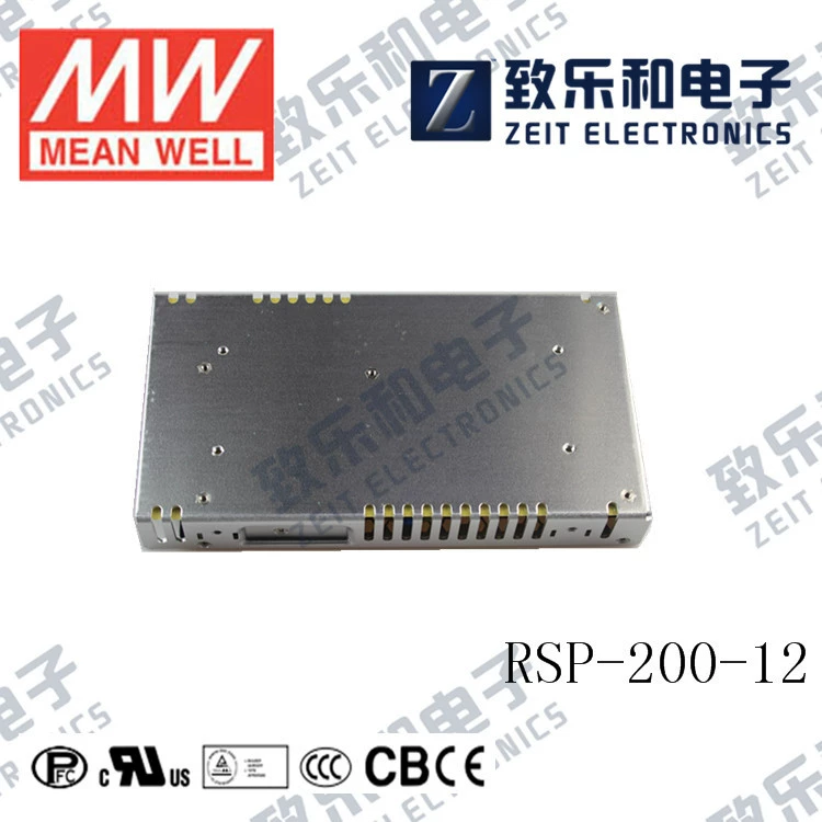 Тайвань Mingwei RSP-200-12 200 Вт 12 В 16,7 A PFC импульсный блок питания