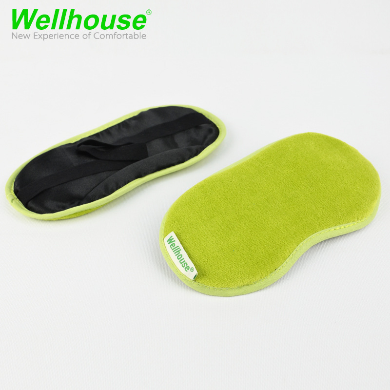 (2개) WELLHOUSE 벨벳 아이 마스크 여행 홈 용품 블랙 아웃 아이 마스크 9 색 옵션 피크닉 캠핑 카