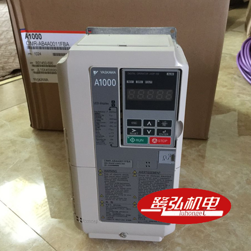 现货供应CIMR-AB4A0011FBA原装正品安川变频器A1000系列 3.7kw/