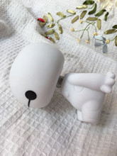 搪胶摇头摆件汽车弹簧大白公仔新款汽车内饰简装opp袋装