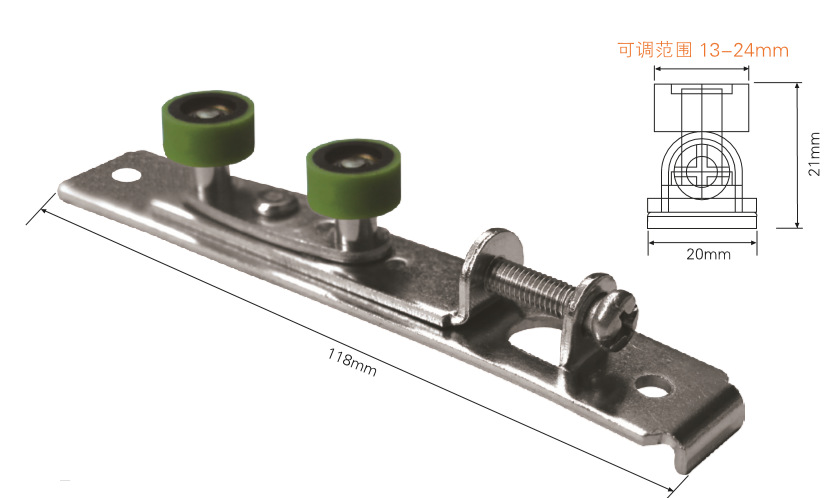 厂家直销铝推拉门定位轮 高质量吊滑门方向轮 批发价格优惠