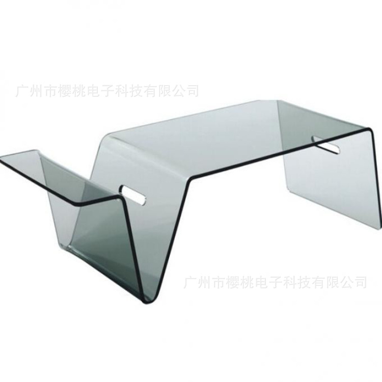 广州市亚克力时尚水晶电脑桌亚克力床上榻榻米休闲咖啡茶几边角几