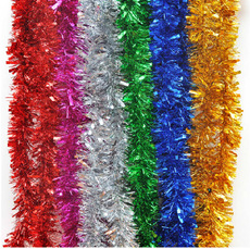 圣诞节彩条拉花装饰品圣诞树装饰彩条圣诞彩条多色