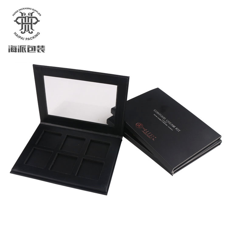 定制眼影盘彩妆盒格子磁铁化妆品印刷纸盒包装1 2 4色6色12色28色