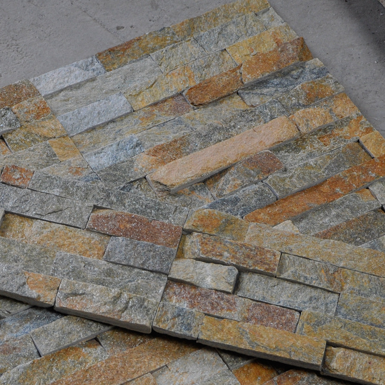 锈石英粘接(胶粘)条型文化石02