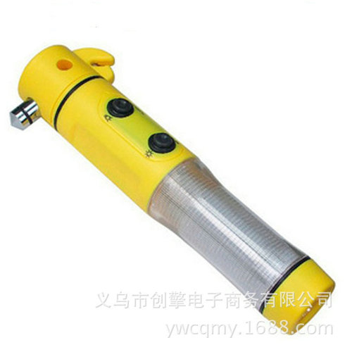 Vehicle-mounted multifunctional four-in-one safety hammer, life-saving hammer, car escape hammer, window breaker, emergency tool, car supplies