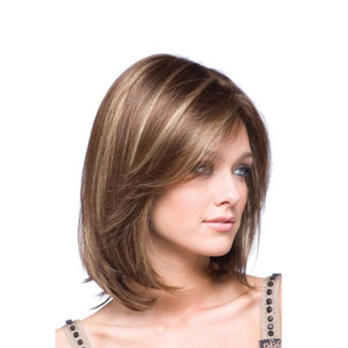 Bob Hair Wigs Perruques Bob Hair Pelucas De Cabello Bob One piece of high-grade Parrucche Pelucas head cover and gradual hairstyle