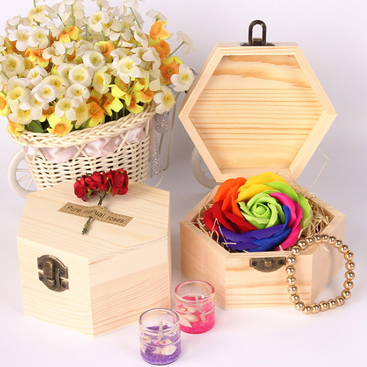 Colorful Rose Soap Flower Gift Box Birthday Gift Valentine's Day Women's Day Gift display picture 12