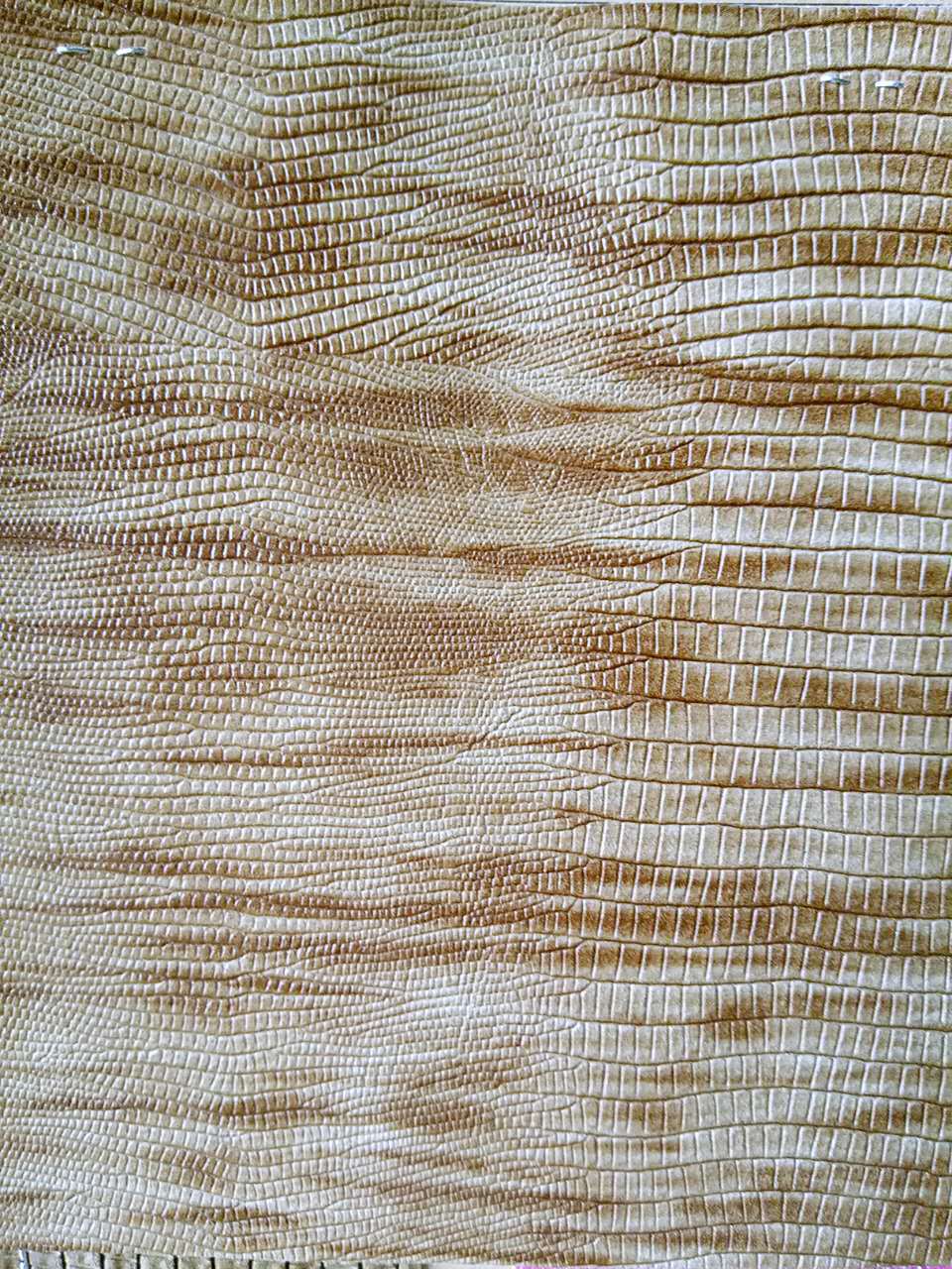 厂家直销优质0.9双色蜥蜴纹PU手袋箱包鞋材皮革面料量大从优