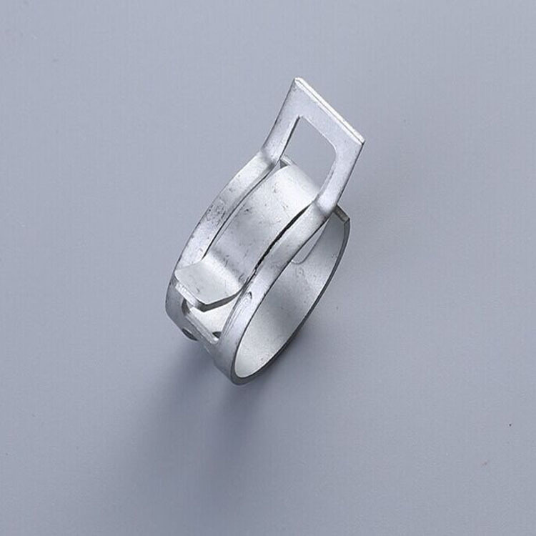 Q673C26C型钢带型弹性环箍/卡箍/喉箍/油管夹/抱箍/黑色达克罗