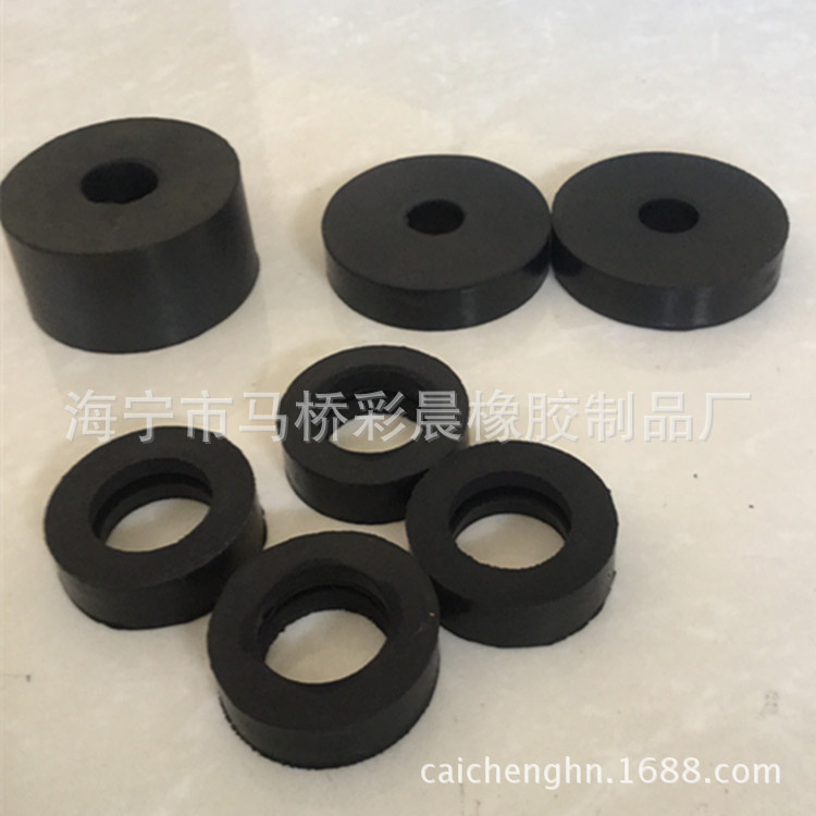 天然橡胶防震防滑橡胶垫块  圆形减震垫块 橡胶减震缓冲垫