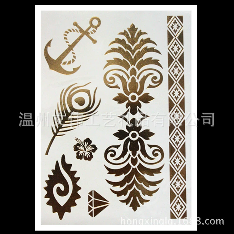Tattoo stickers, European style