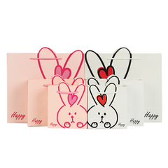 萌萌兒童禮物袋 卡通禮品袋精美手提紙袋 創意可愛動物生日回禮袋