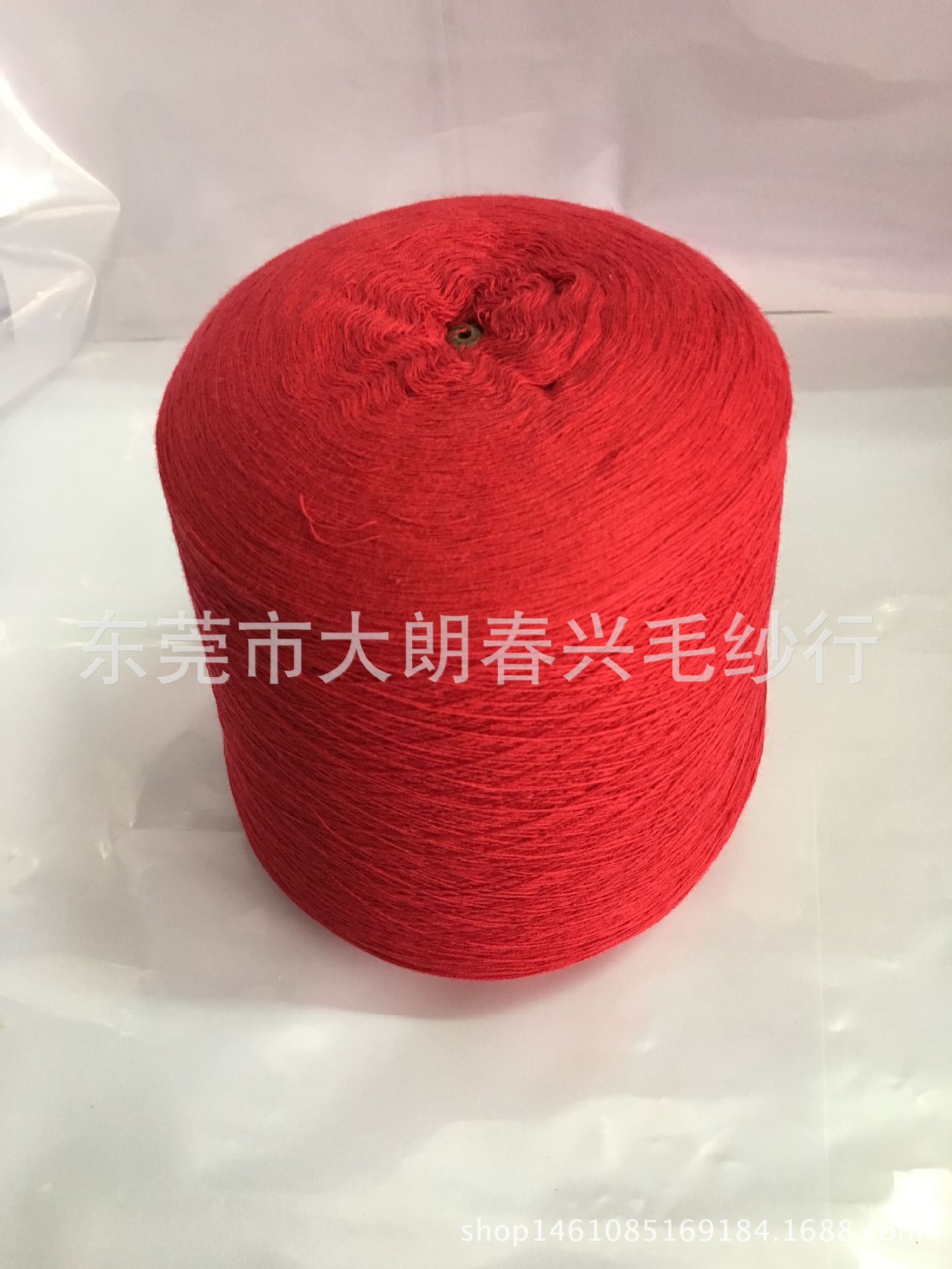 手套棉纱线 毛线批发 纯棉纱 32S/2红色大批号 毛巾 针织 机织