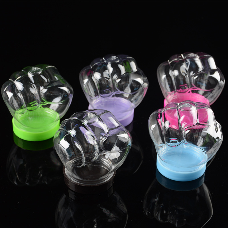 2020新款 多功能广口瓶 ，透明PET塑料瓶 60ML多色 厂家批发