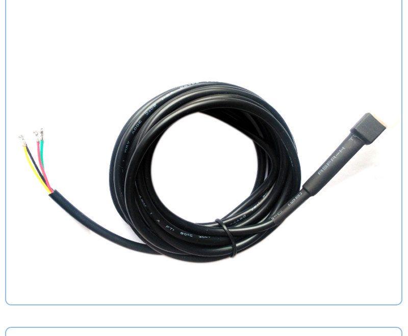 厂家直销电源线摄像机专用线材 车载摄像头4P