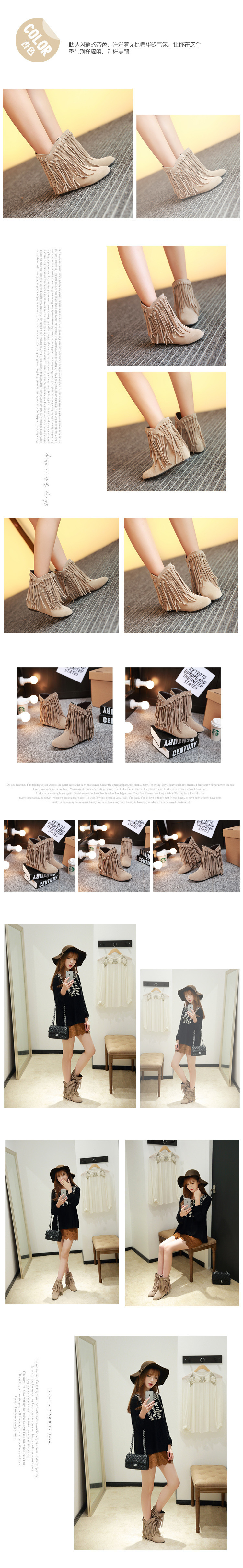 Bottes femme en PU artificiel - Ref 3355230 Image 41