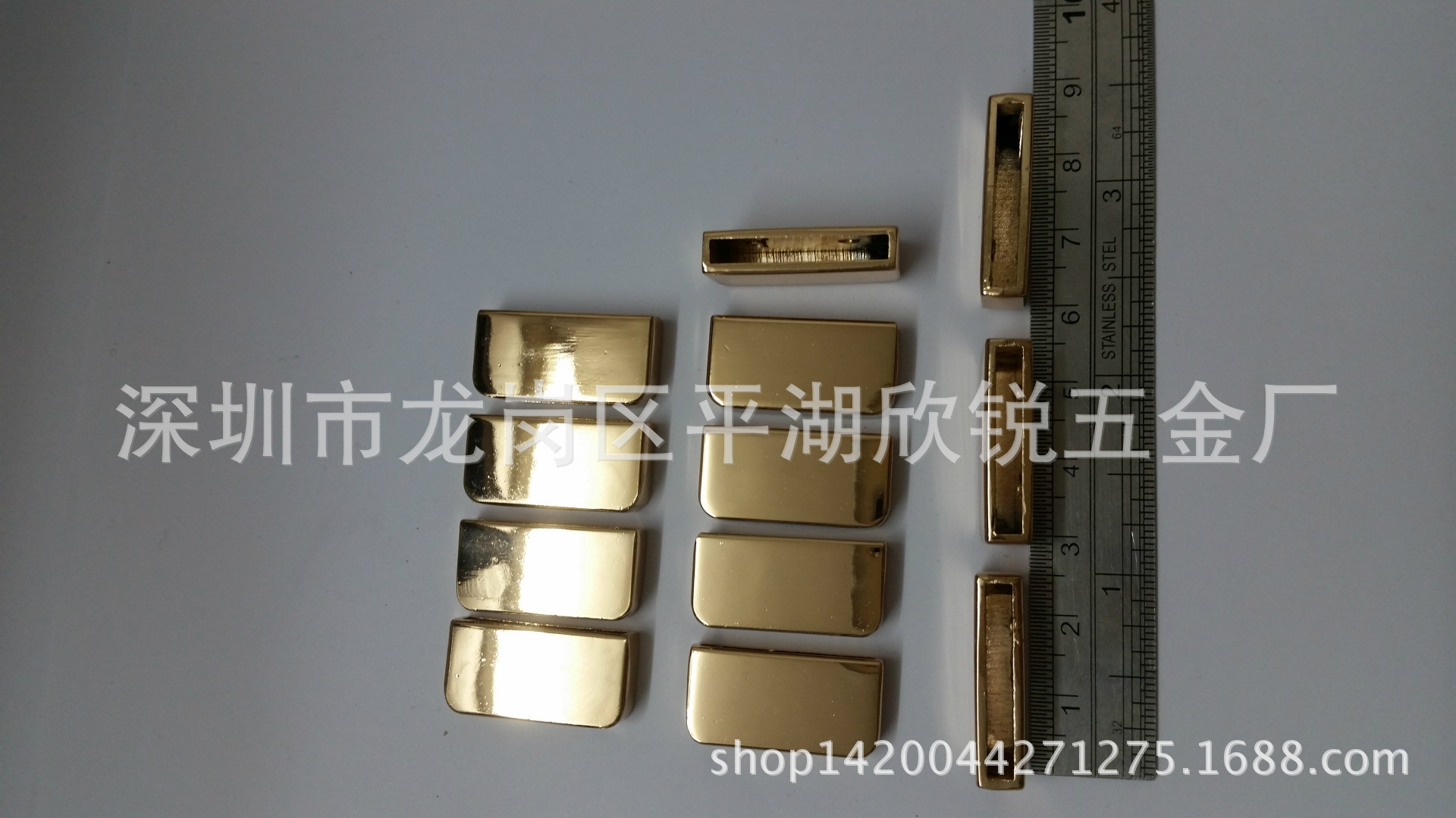 厂家现货供应高端男女包金属尾夹 锌合金尾夹 螺丝尾夹 特殊订做