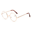 New Metal Laohua Glasses Frame -up Prince Mirror Retro Round Flower Mirror Spring Mirror Legs Old Man Mirror Wholesale