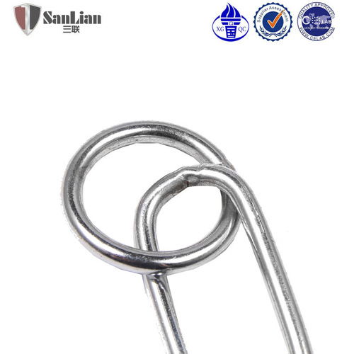 Necklace P-chain triple link chrome round ring chain high-quality Poodle Teddy Golden Retriever