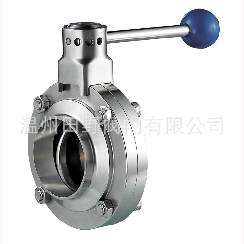 ���������ͺ��ӵ���304 SANITARY  WELDED BUTTERFLY  VALVE