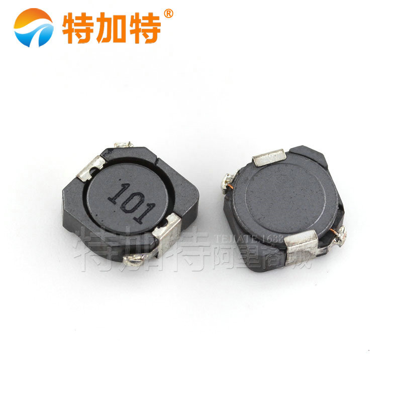 贴片屏蔽功率电感CD104R 10*10*4屏蔽电感 100UH 101绕线功率电感