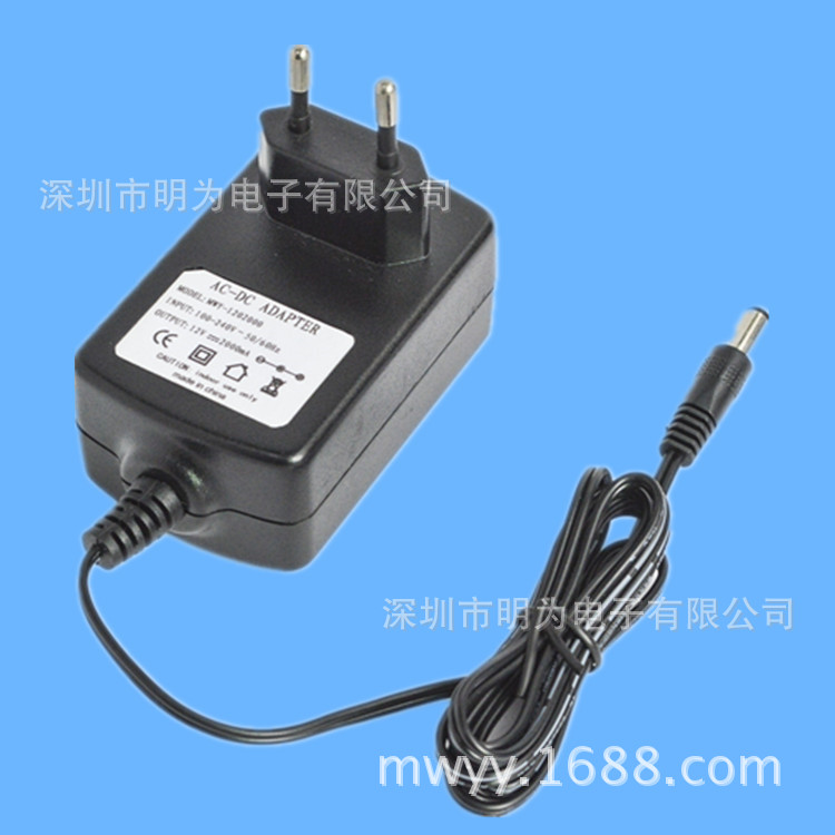 24W欧规电源适配器 12V2A插墙式CE认证电源