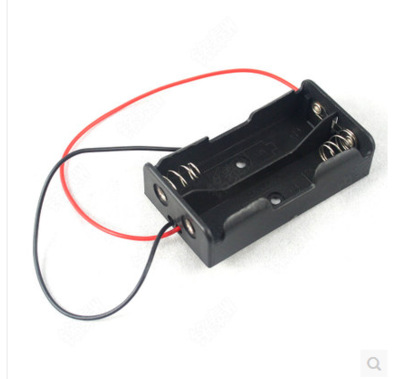 高品质5号2节 五号二节 AA两位 3V并排无盖无开关电池盒