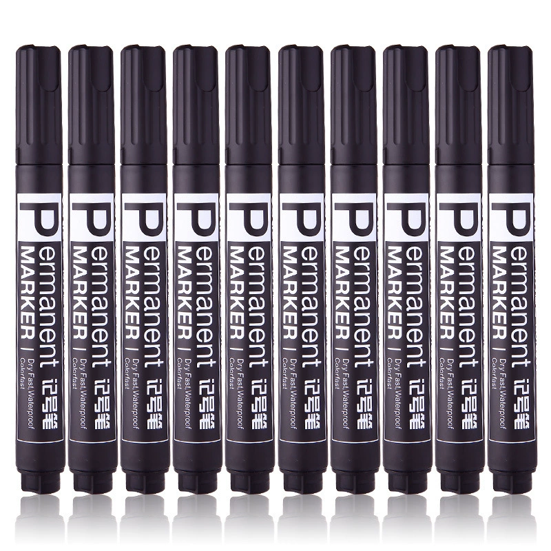 Deli Black 6881 Масляная Секс Стандартная ручка синяя большая красная логистическая ручка стандартная ручка не вытирается