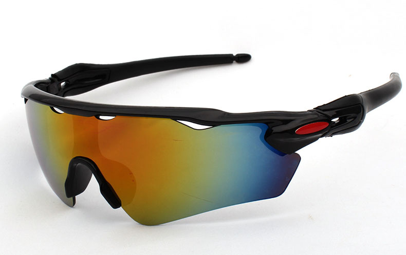 Men's Casual Color Block Pc Oval Frame Half Frame Sunglasses display picture 4