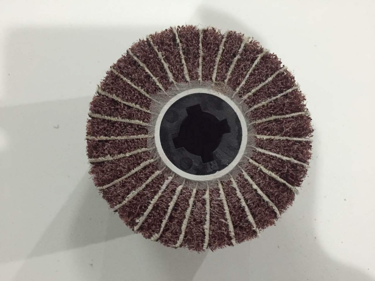 百洁布加砂拉丝轮 不锈钢拉丝轮配合手动拉丝机厂家现货